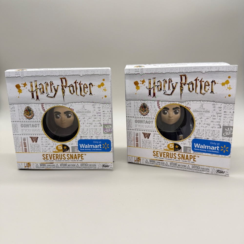 Funko 5 Star Harry Potter Severus Snape Vinyl Figure Walmart Exclusive Lot of 2